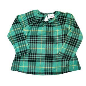 Hanna Andersson Festive Flannel Top Size 3